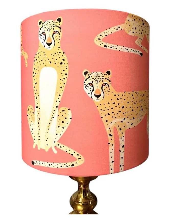 Cheetah lampshade