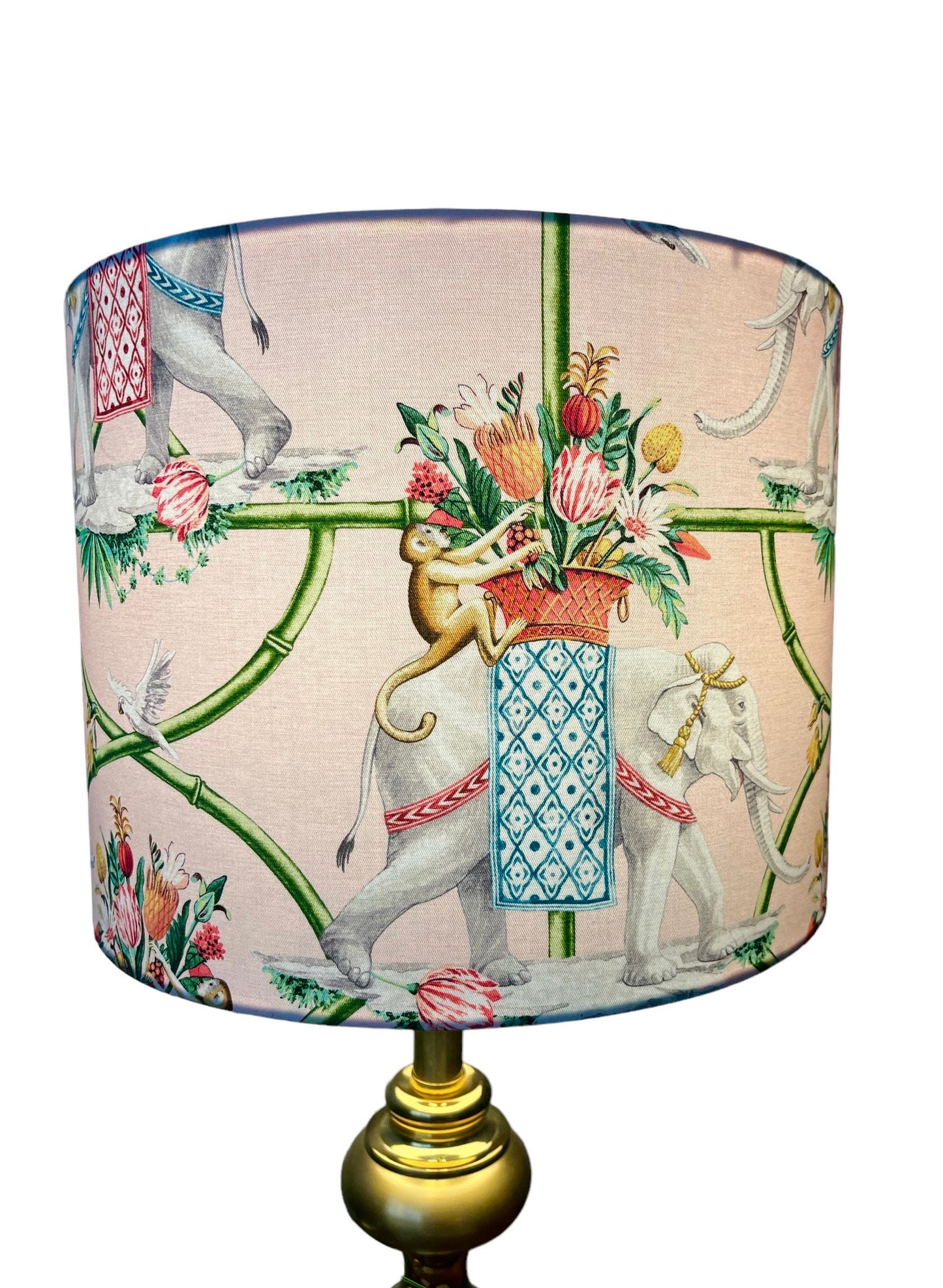 Elephant and Monkey Lampshade