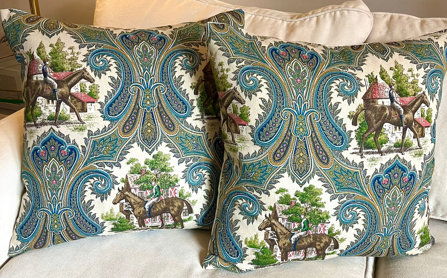 Equestrian pillow