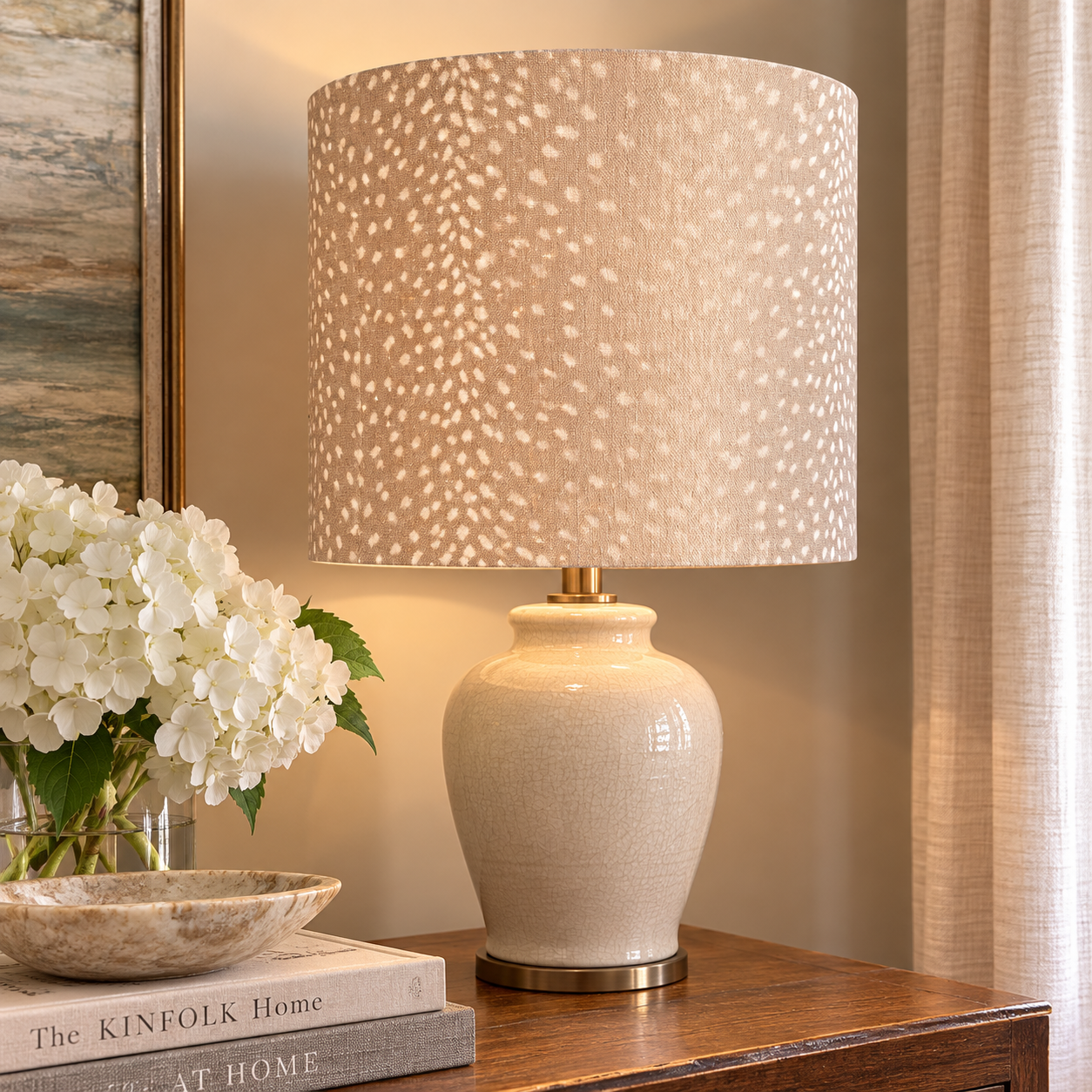 Antelope print lampshade