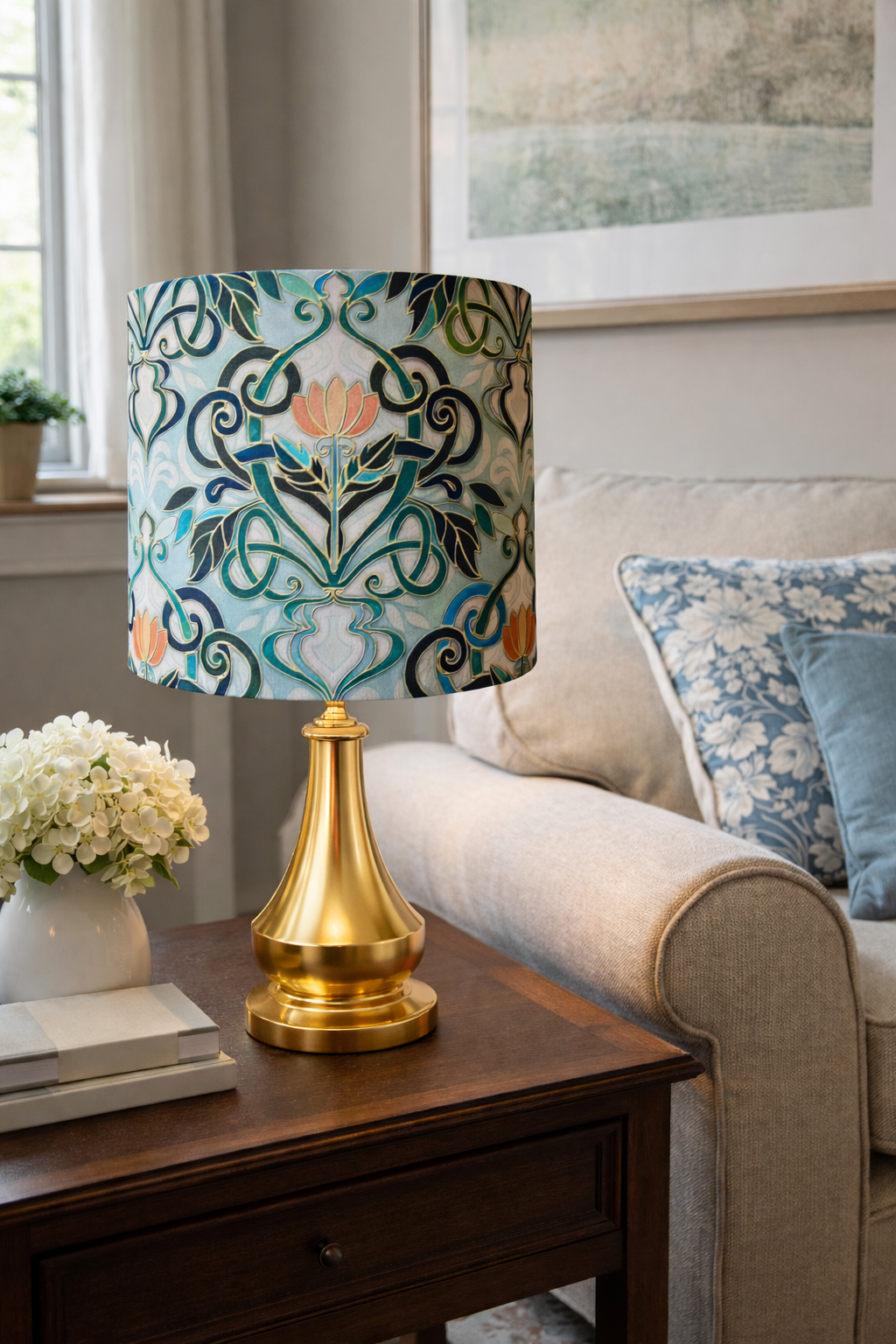 Art Nouveau lampshade