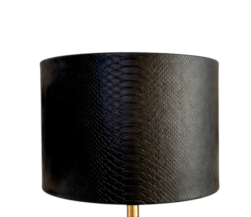 Black reptile print