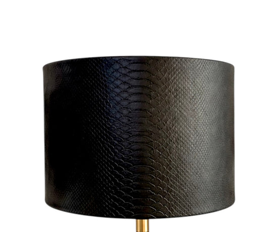 Black reptile print