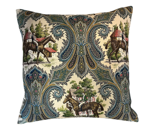 Equestrian pillow