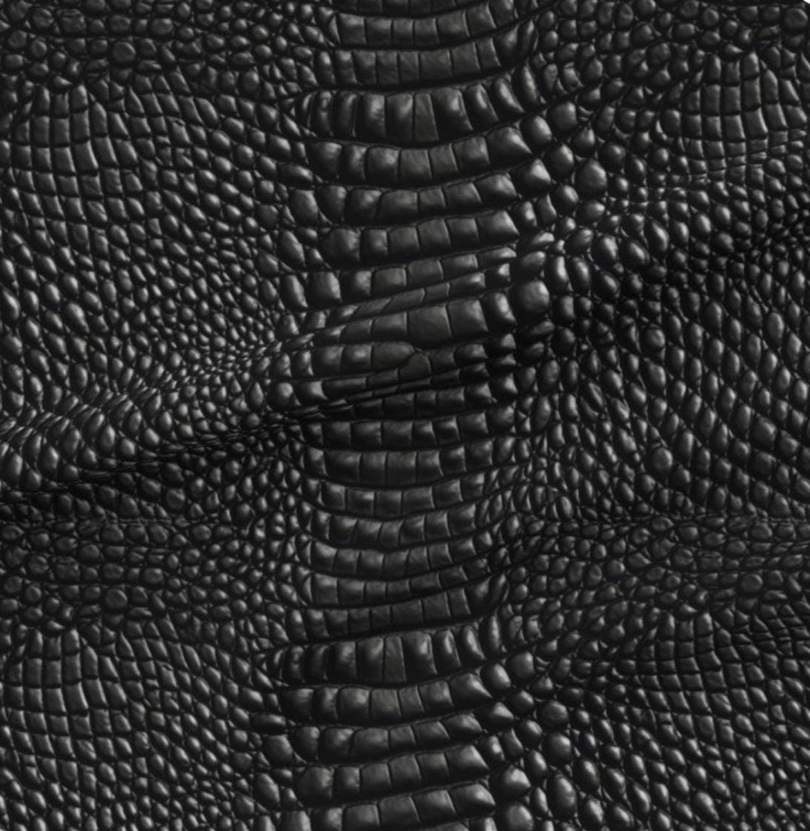 Black reptile print