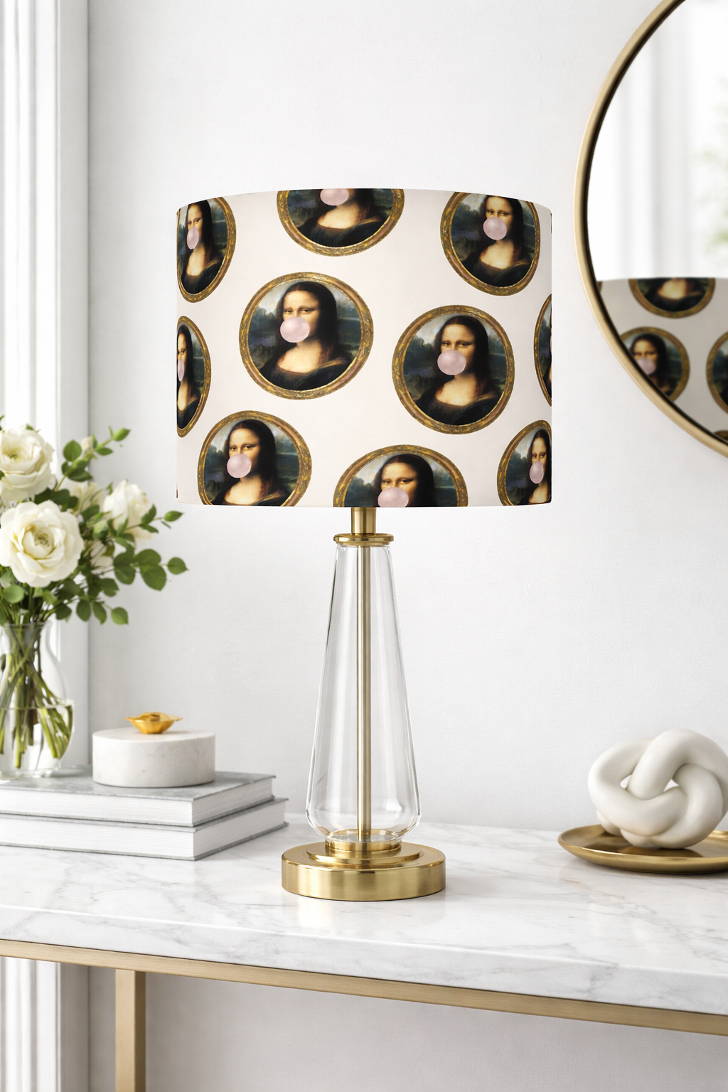 Mona Lisa lampshade