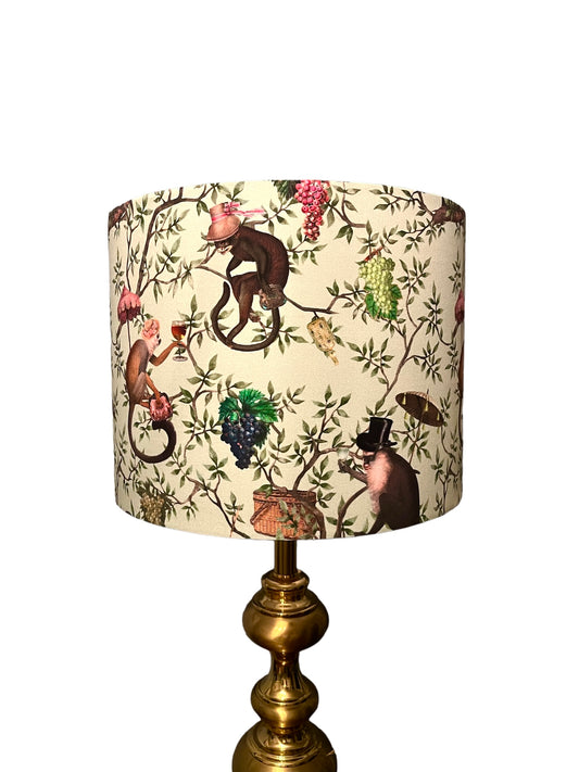 Garden Party Monkey lampshade