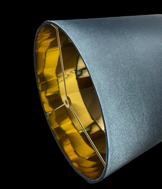 Mirror gold lampshade lining