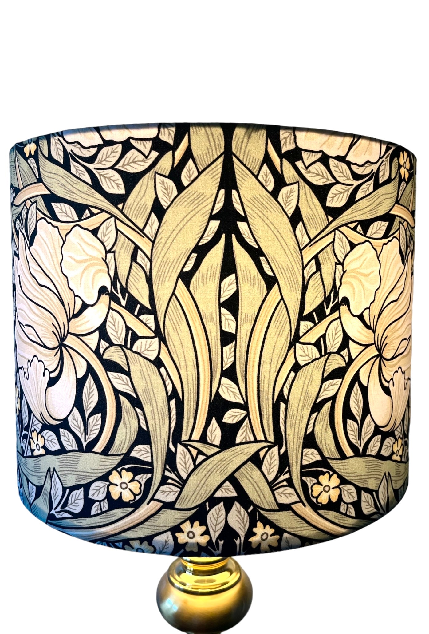 William Morris floral lampshade