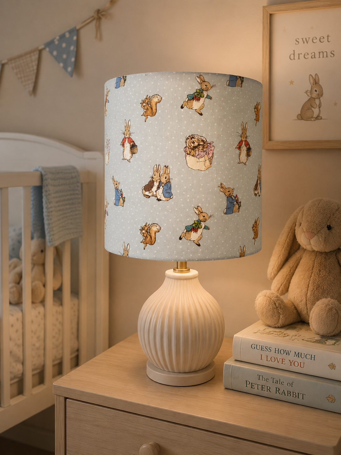 Peter Rabbit lampshade- blue