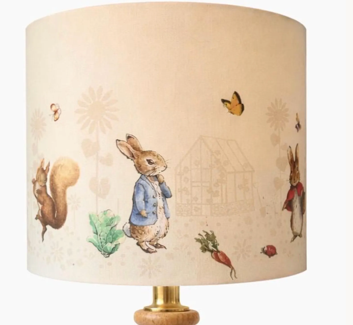 Peter Rabbit and friends lampshade