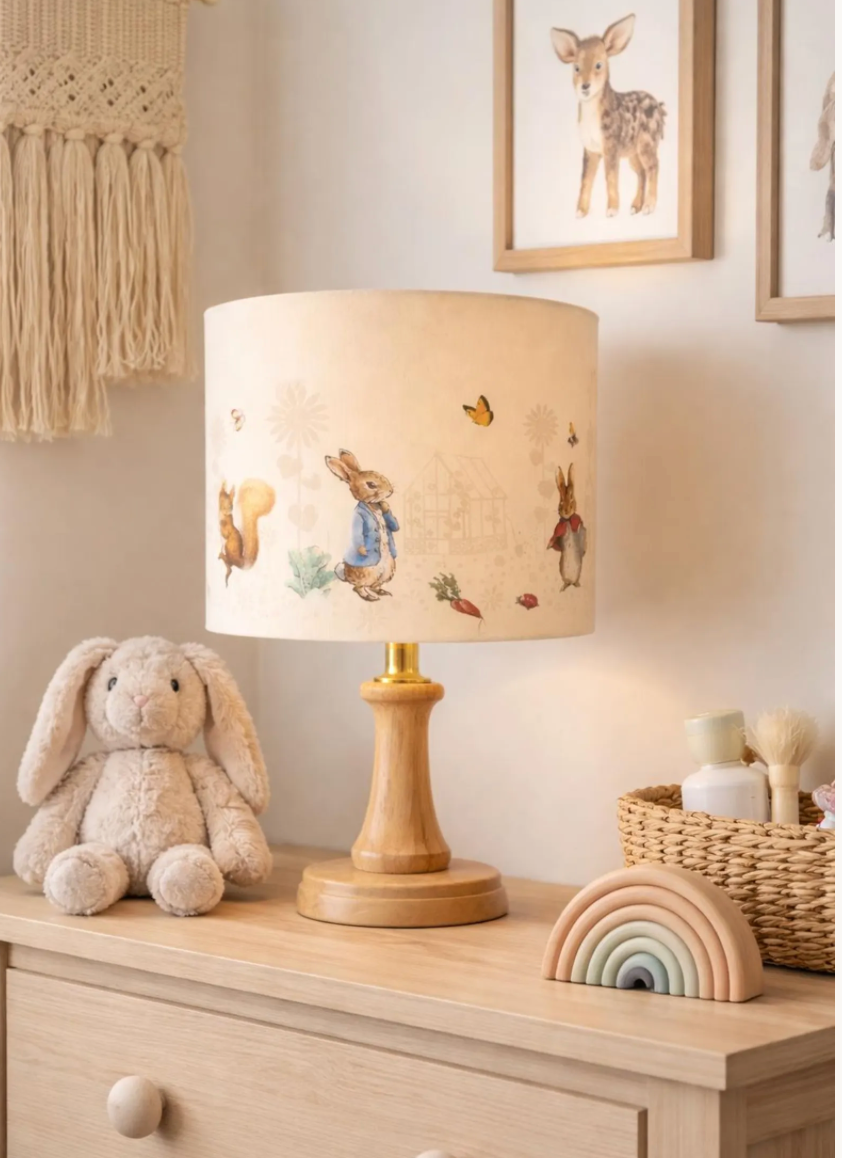 Peter Rabbit and friends lampshade