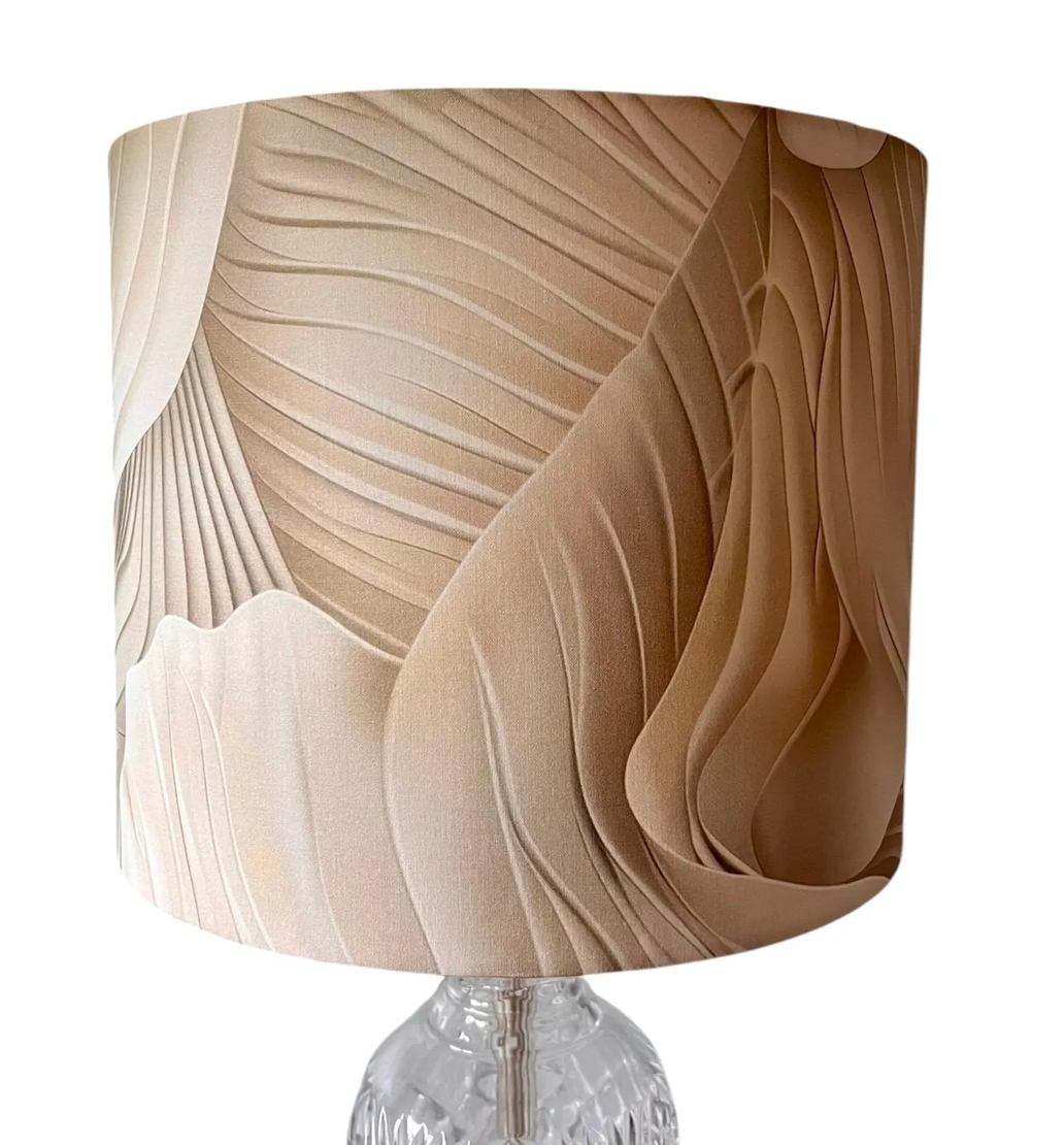 Sculptural abstract lampshade