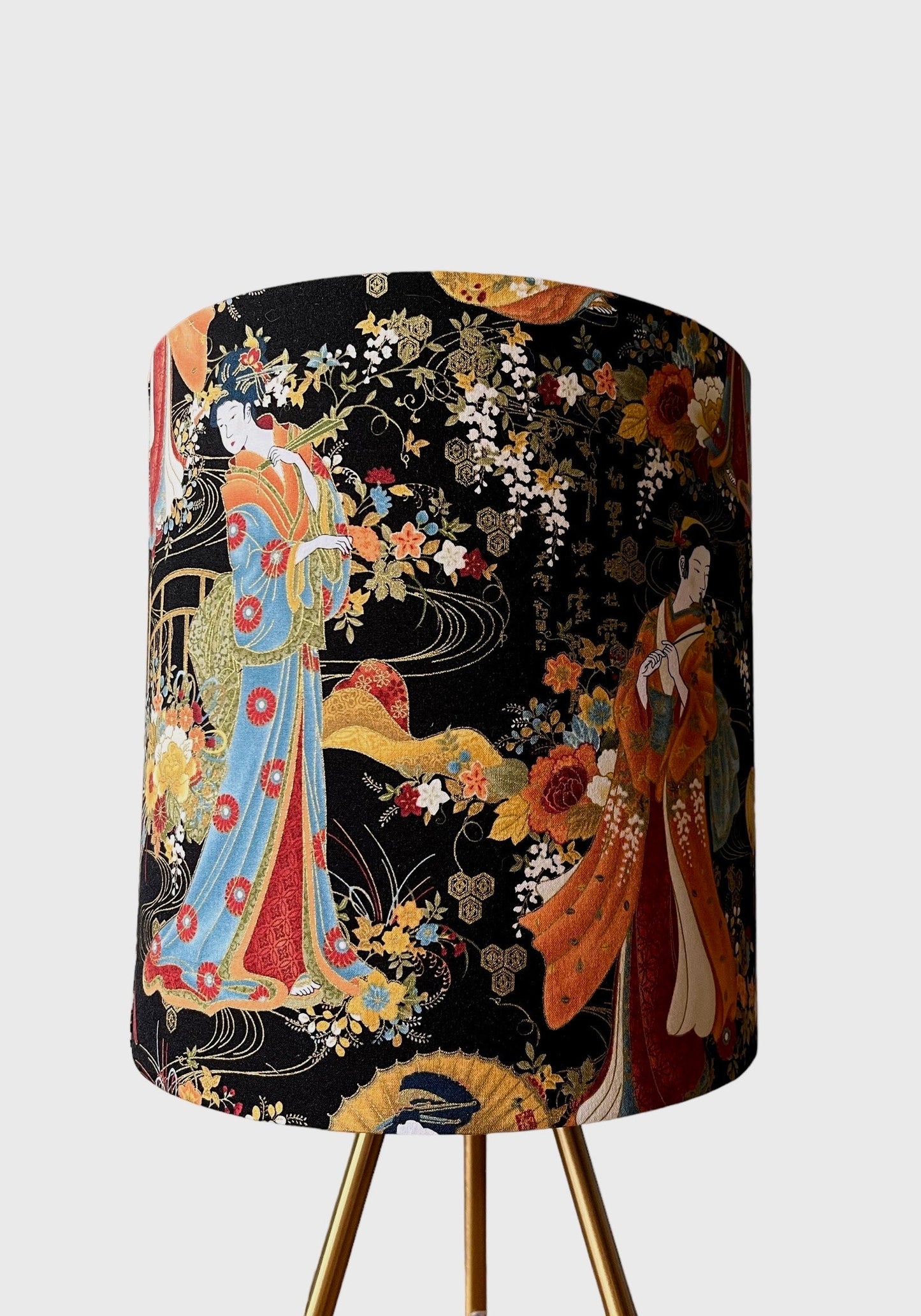 Geisha Lampshade- Black