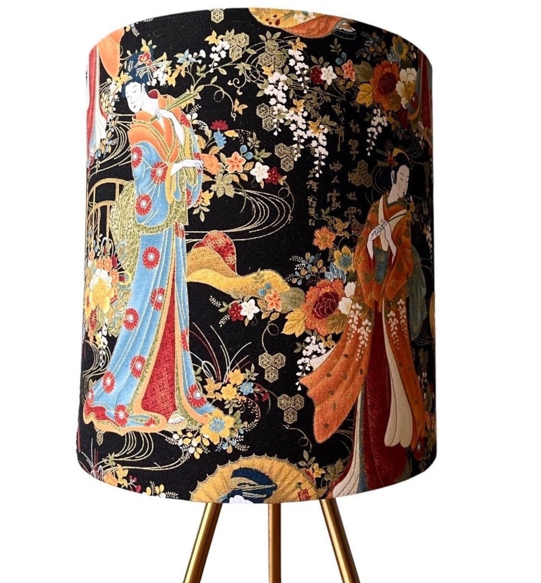 Geisha Lampshade- Black