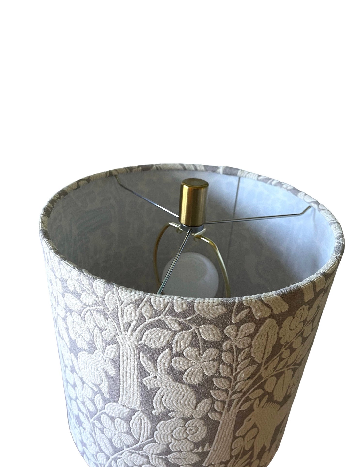 Neutral Woodland Lampshade