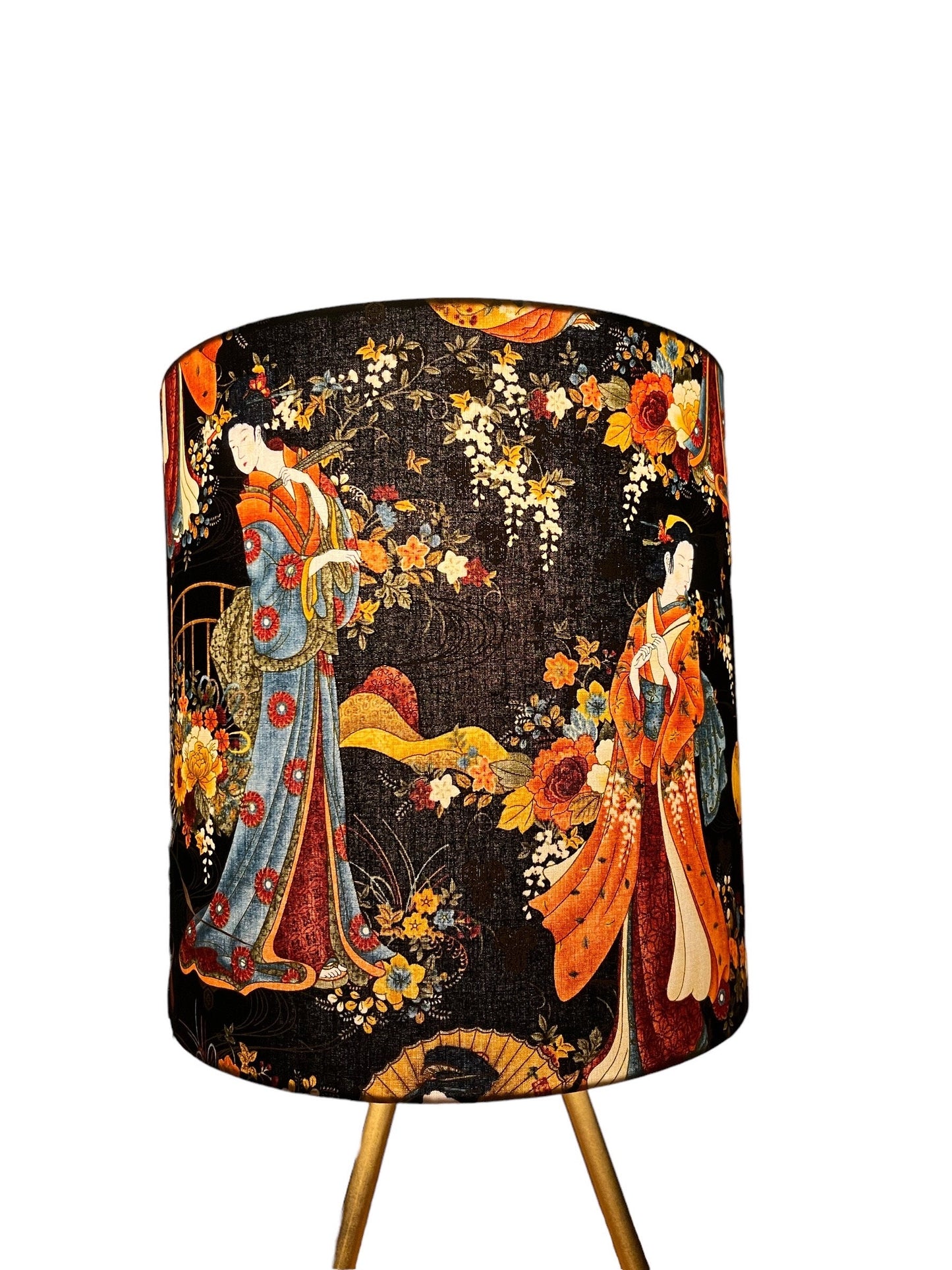 Geisha Lampshade- Black