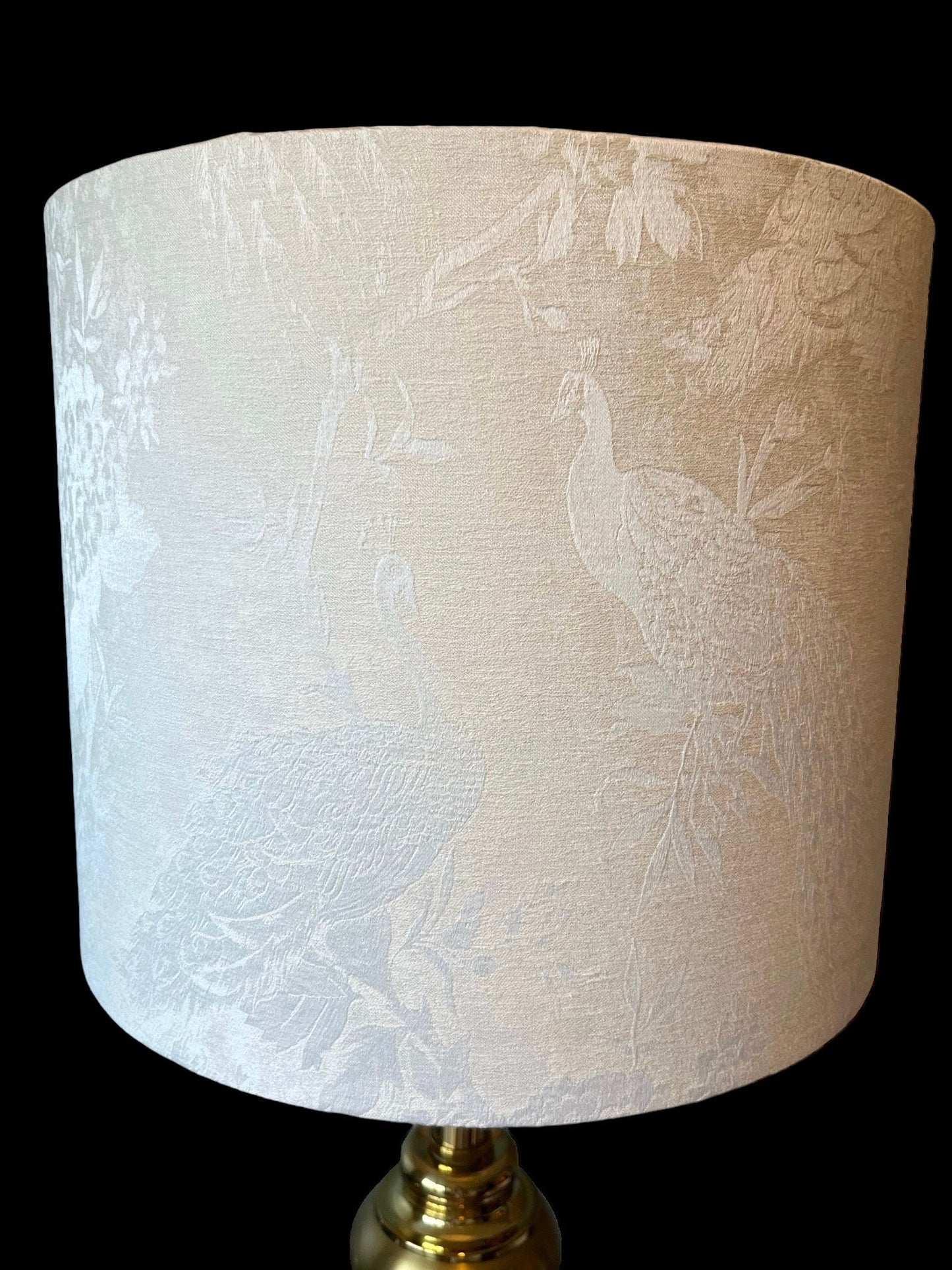 Peacock Ivory Lampshade