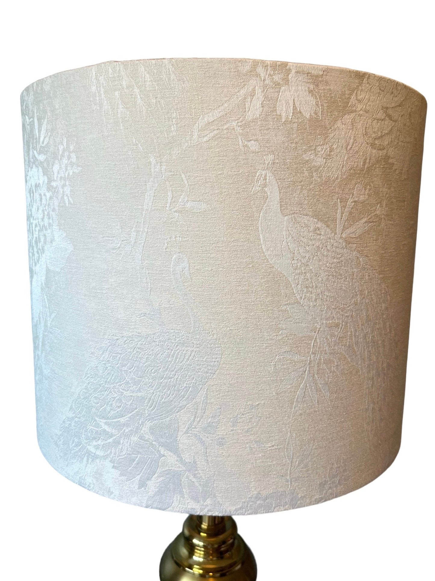 Peacock Ivory Lampshade