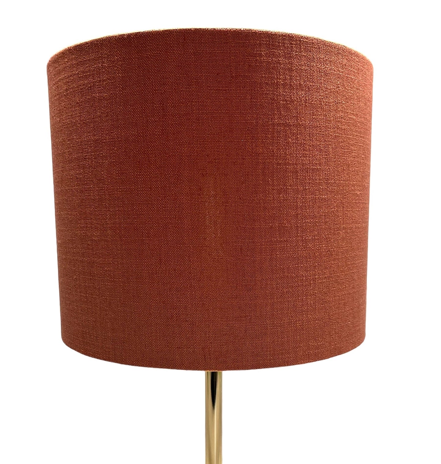 Linen lampshade- Rust