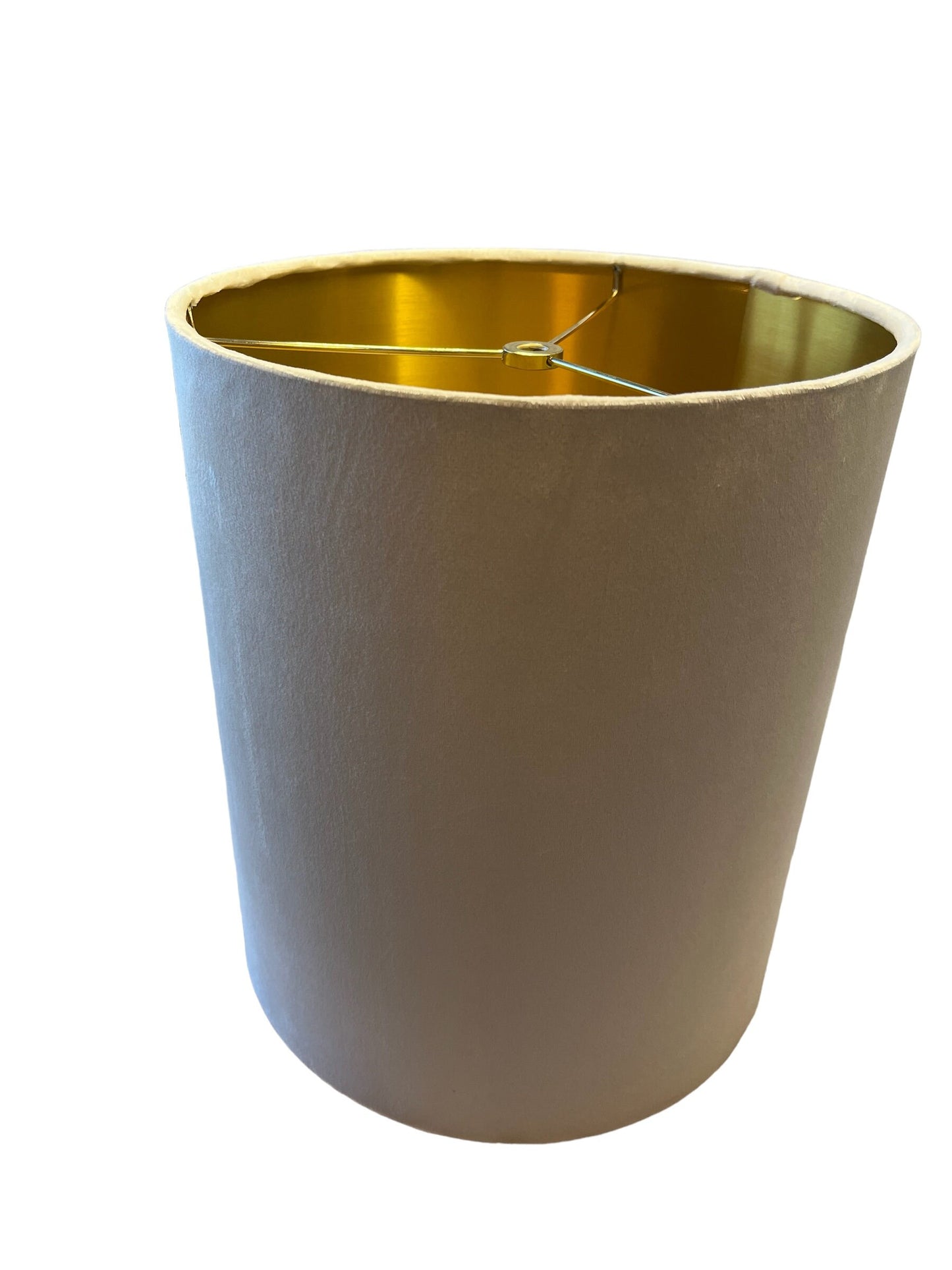 Cream Velvet Lampshade