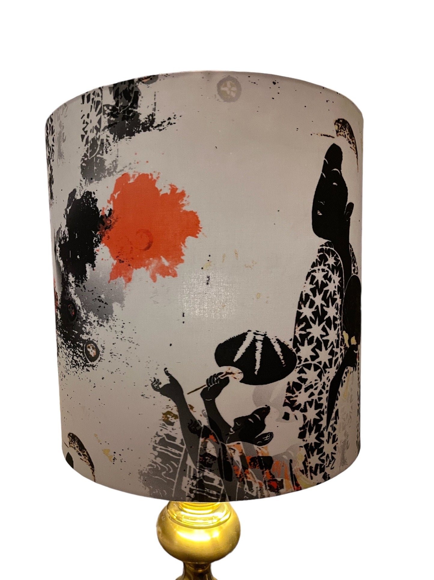 Abstract Geisha Lampshade