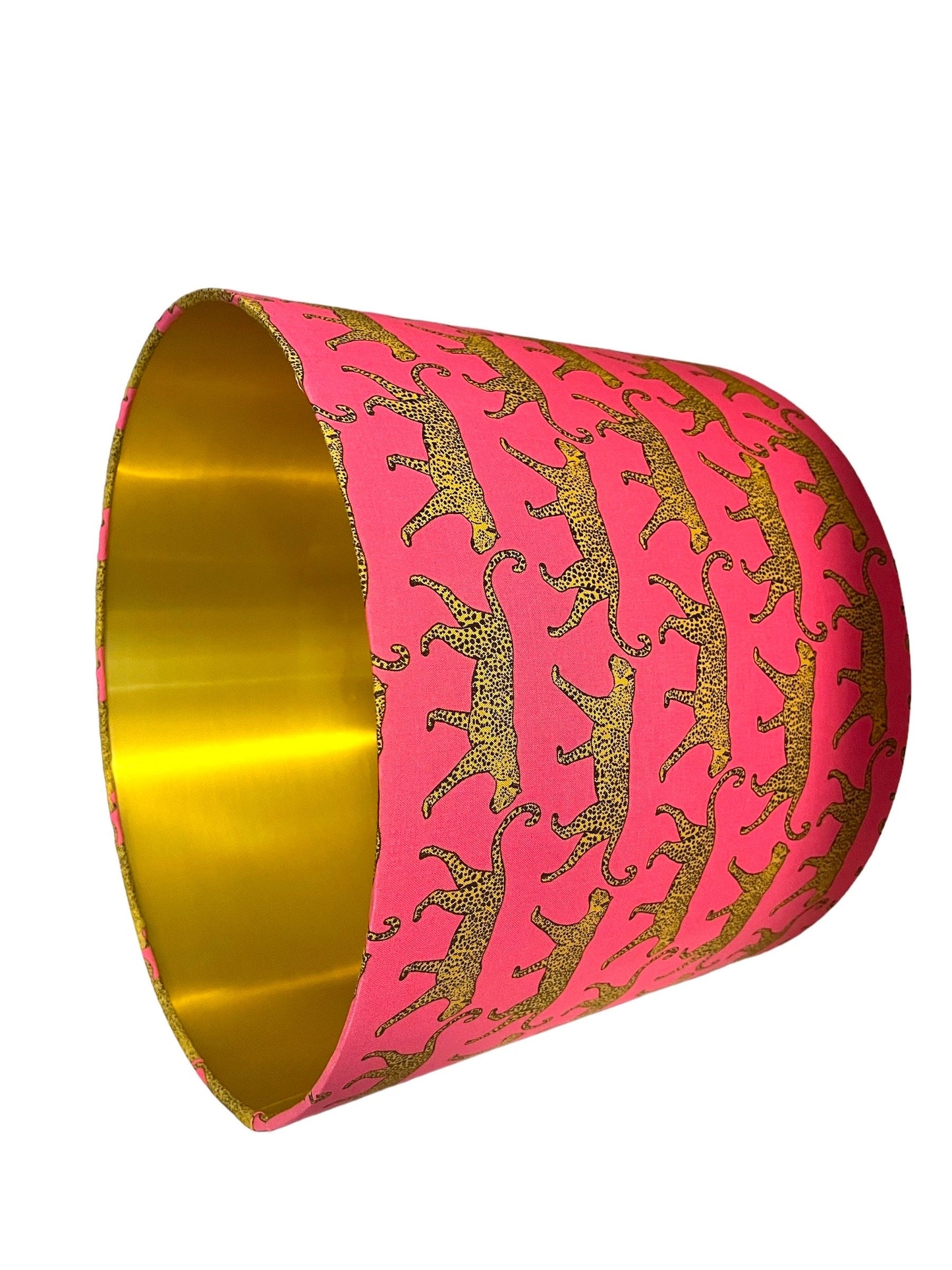 Pink Leopard Lampshade
