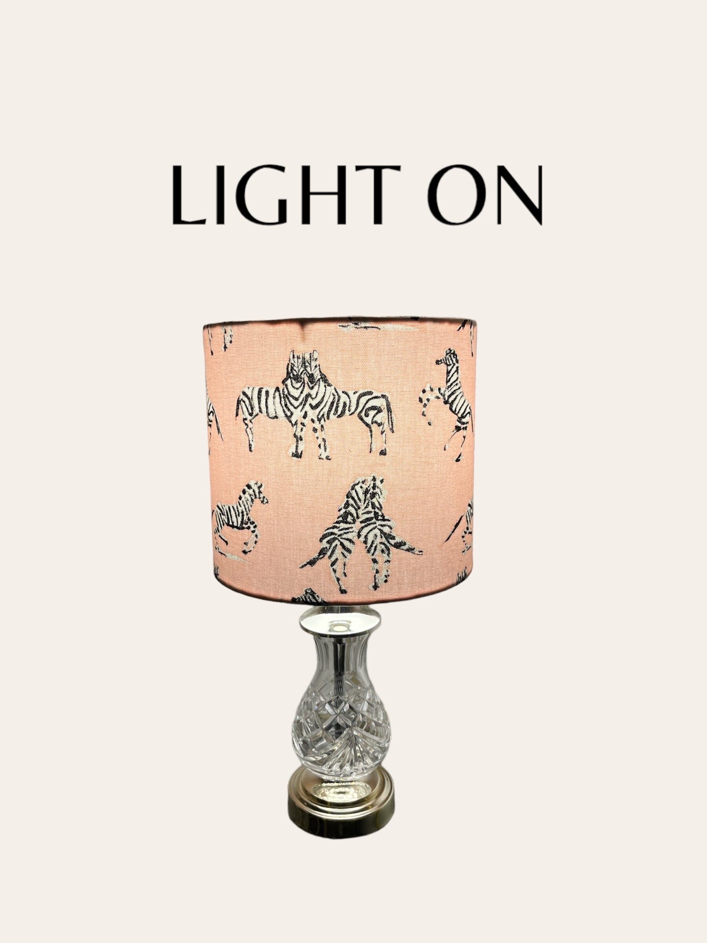 Zebra Lampshade